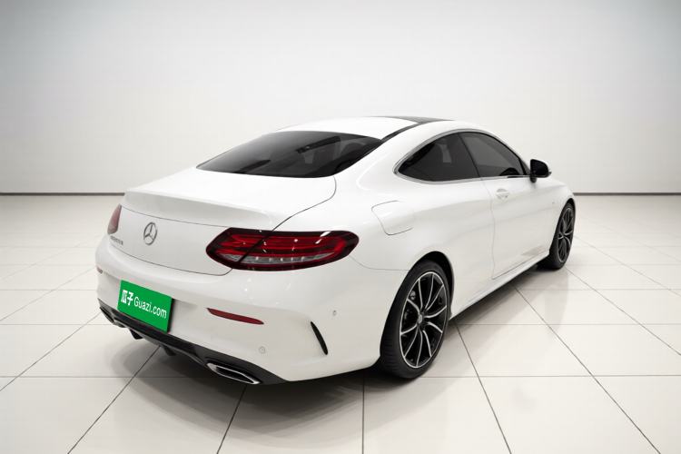 Used Mercedes-Benz C-Class 2020 C 260 Coupe Rear Right 45 Deg