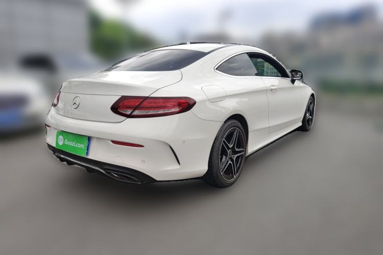 Used Mercedes-Benz C-Class 2020 C 260 Coupe Rear Right 45 Deg