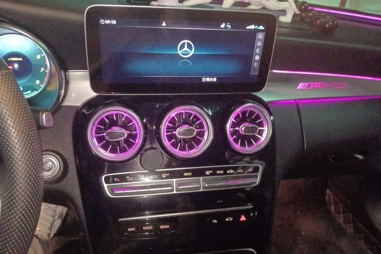 Used Mercedes-Benz C-Class 2021 C 260 Star Edition Audio And AC Panel