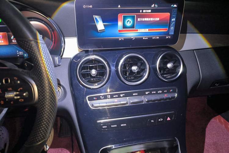 Used Mercedes-Benz C-Class 2021 C 260 Star Edition Audio And AC Panel