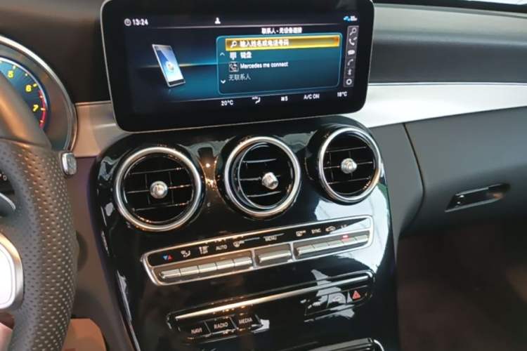 Used Mercedes-Benz C-Class 2021 C 260 Star Edition Audio And AC Panel