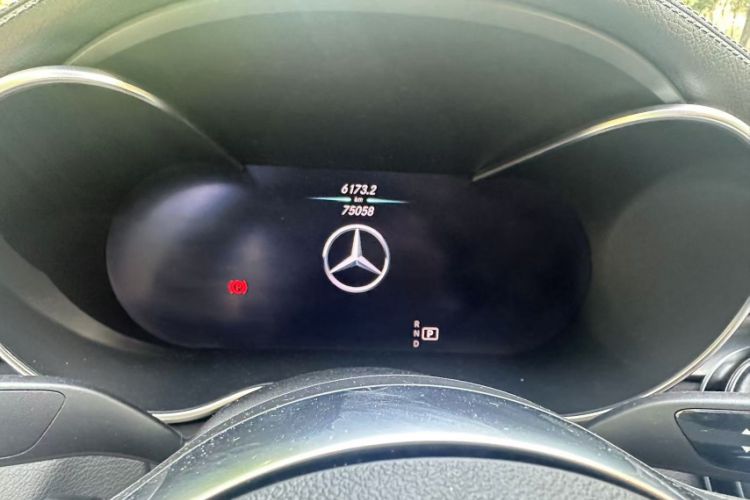 Used Mercedes-Benz C-Class 2021 C 260 L Sport Edition Star Collection Odometer Close Up