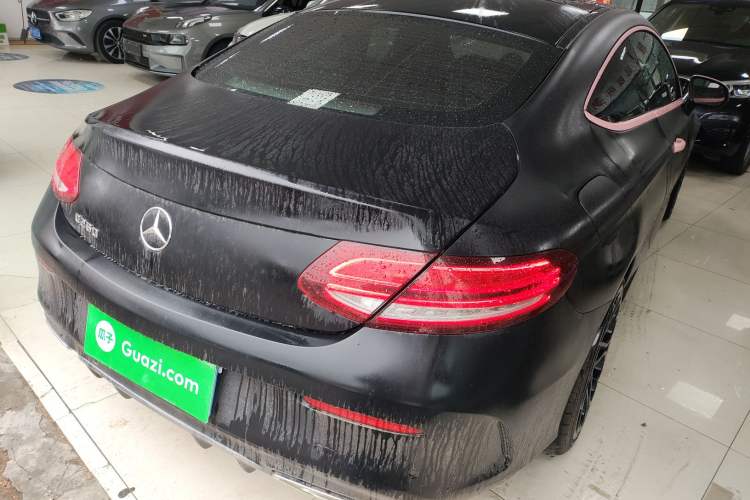 Used Mercedes-Benz C-Class 2021 C 260 Coupe Rear Right 45 Deg