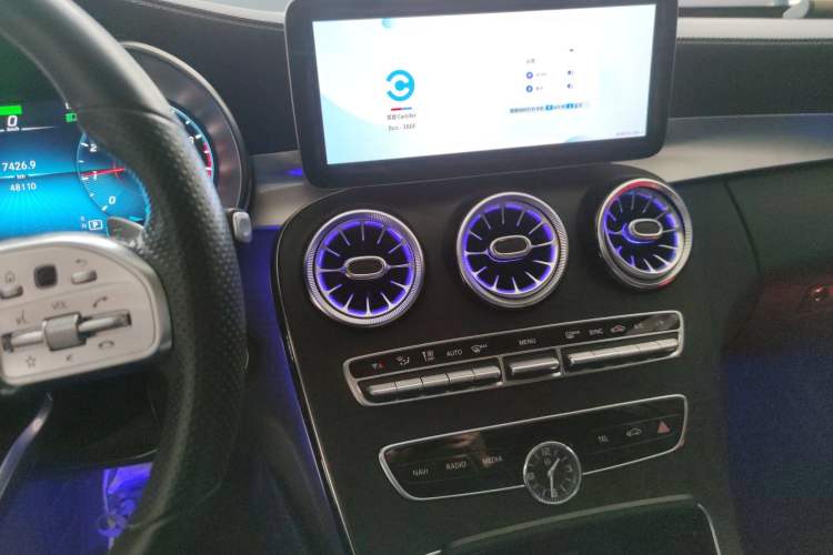 Used Mercedes-Benz C-Class 2021 C 260 L Sport Edition Star Collection Audio And AC Panel
