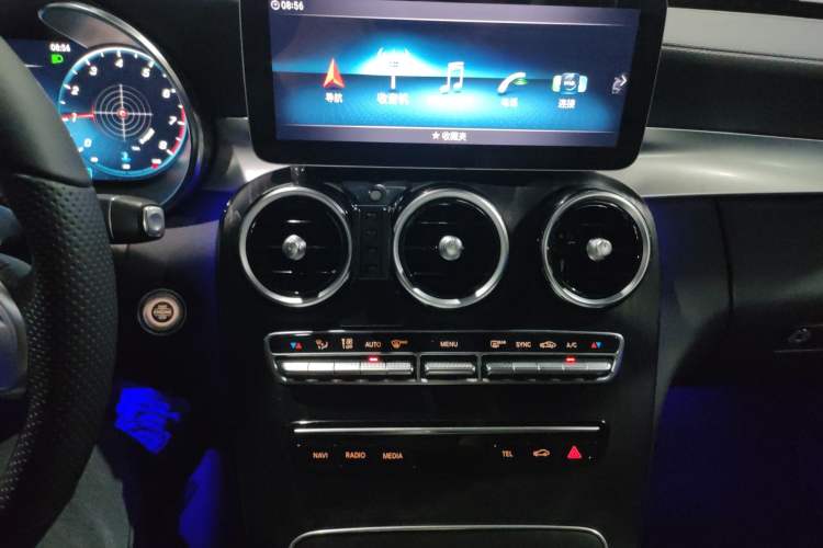 Used Mercedes-Benz C-Class 2021 C 200 L Fashion Edition Sport Version Audio And AC Panel