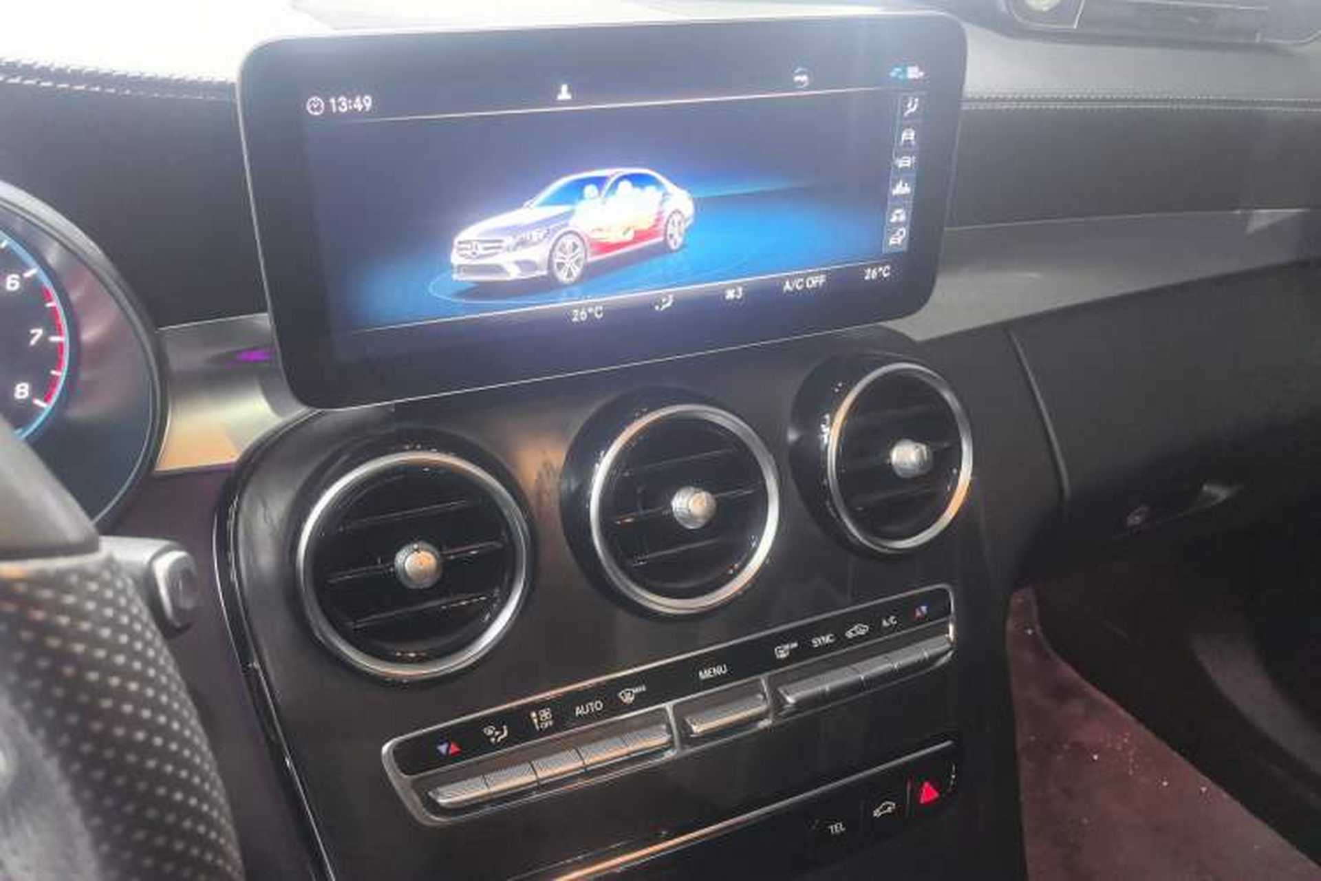 Used Mercedes-Benz C-Class 2021 C 260 L Sport Edition Audio And AC Panel