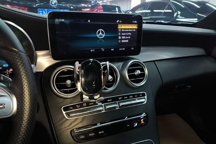 Used Mercedes-Benz C-Class 2021 C 260 Coupe Audio And AC Panel