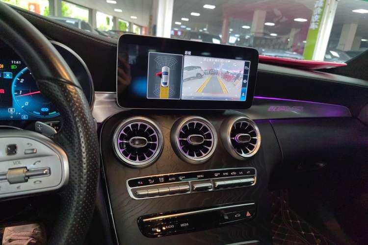 Used Mercedes-Benz C-Class 2021 C 260 Coupe Audio And AC Panel