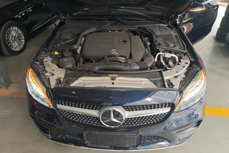 Used Mercedes-Benz C-Class 2021 C 200 Coupe Engine Bay