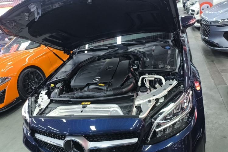 Used Mercedes-Benz C-Class 2021 C 260 Coupe Engine Bay