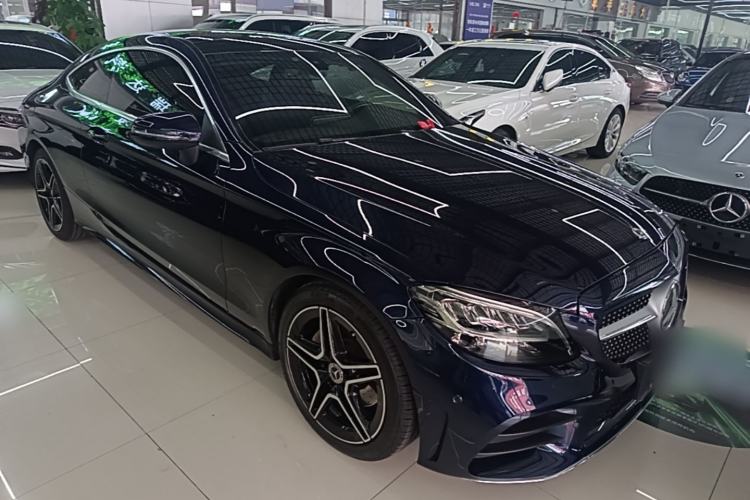 Used Mercedes-Benz C-Class 2021 C 260 Coupe Front Right 45 Deg