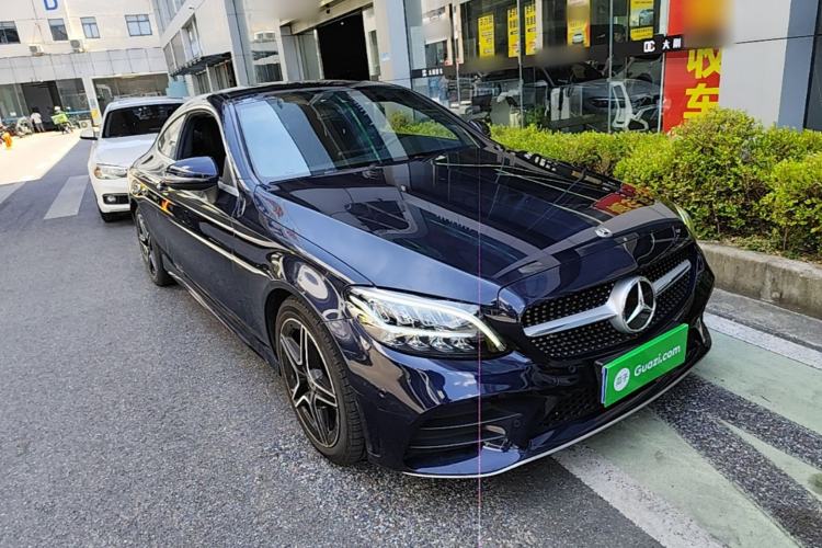 Used Mercedes-Benz C-Class 2021 C 260 Coupe Front Right 45 Deg