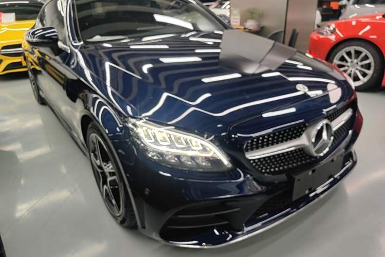 Used Mercedes-Benz C-Class 2021 C 260 Coupe Front Right 45 Deg