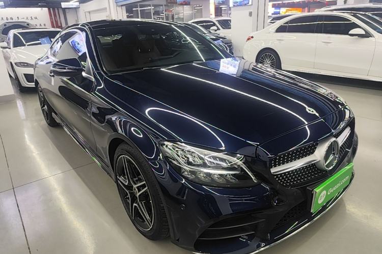Used Mercedes-Benz C-Class 2021 C 260 Coupe Front Right 45 Deg