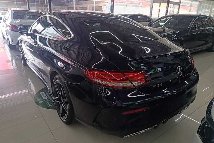 Used Mercedes-Benz C-Class 2021 C 260 Coupe Rear Left 45 Deg