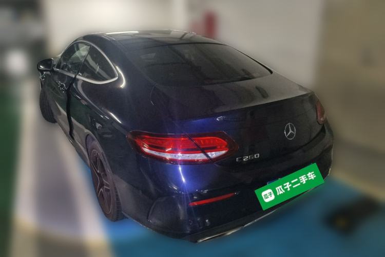Used Mercedes-Benz C-Class 2021 C 260 Coupe Rear Left 45 Deg
