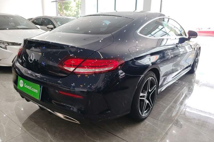Used Mercedes-Benz C-Class 2021 C 260 Coupe Rear Right 45 Deg