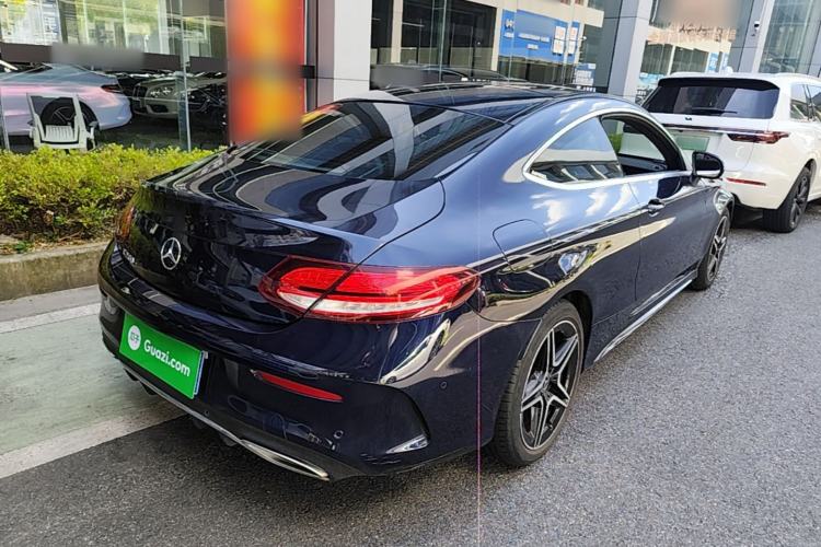 Used Mercedes-Benz C-Class 2021 C 260 Coupe Rear Right 45 Deg