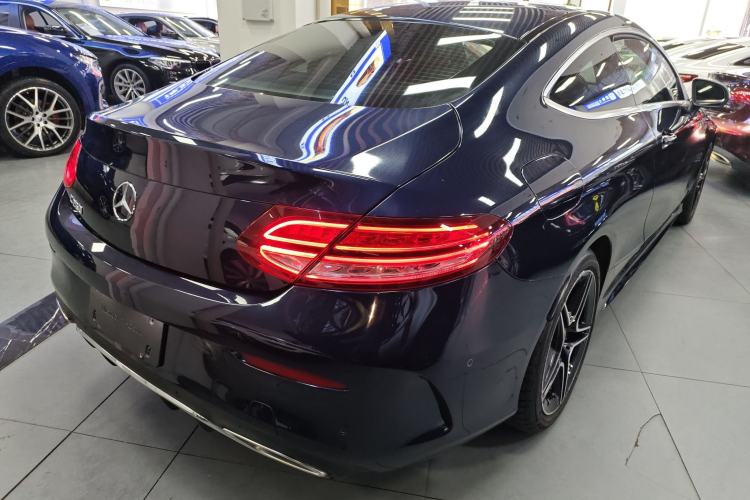 Used Mercedes-Benz C-Class 2021 C 260 Coupe Rear Right 45 Deg