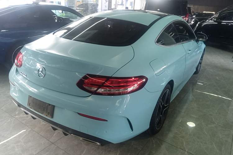 Used Mercedes-Benz C-Class 2021 C 200 Coupe Rear Right 45 Deg