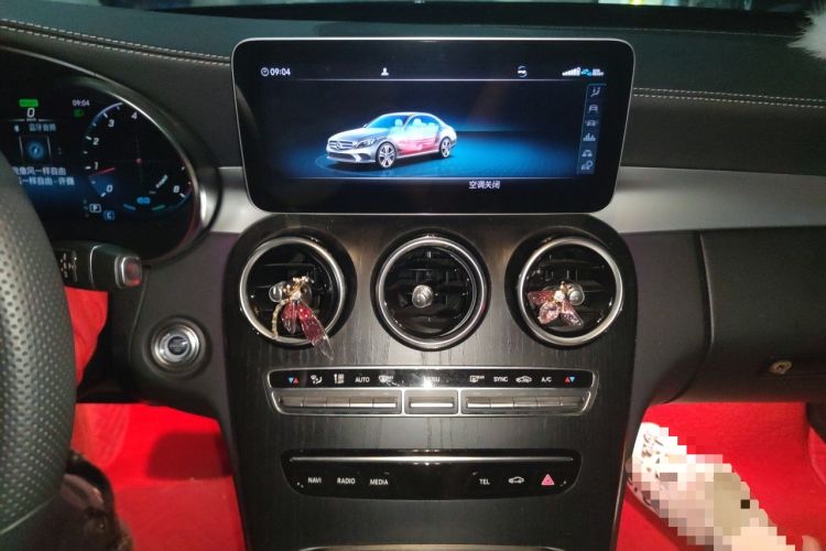 Used Mercedes-Benz C-Class 2021 C 260 L Sport Edition Audio And AC Panel