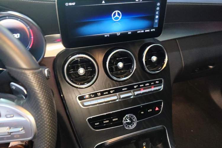 Used Mercedes-Benz C-Class 2021 C 260 L Sport Edition Star Collection Audio And AC Panel