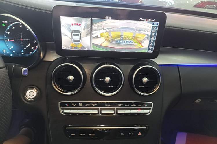 Used Mercedes-Benz C-Class 2021 C 200 L Fashion Edition Sport Version Audio And AC Panel