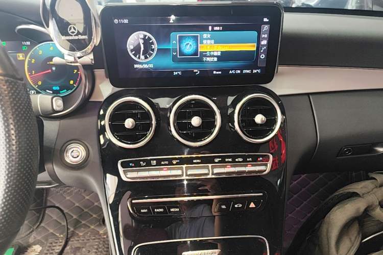 Used Mercedes-Benz C-Class 2021 C 260 Star Edition Audio And AC Panel