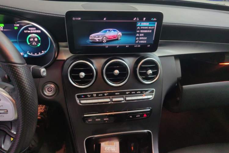 Used Mercedes-Benz C-Class 2021 C 260 L Sport Edition Audio And AC Panel