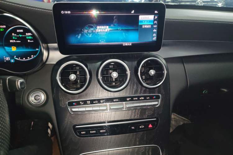Used Mercedes-Benz C-Class 2021 C 260 L Sport Edition Audio And AC Panel