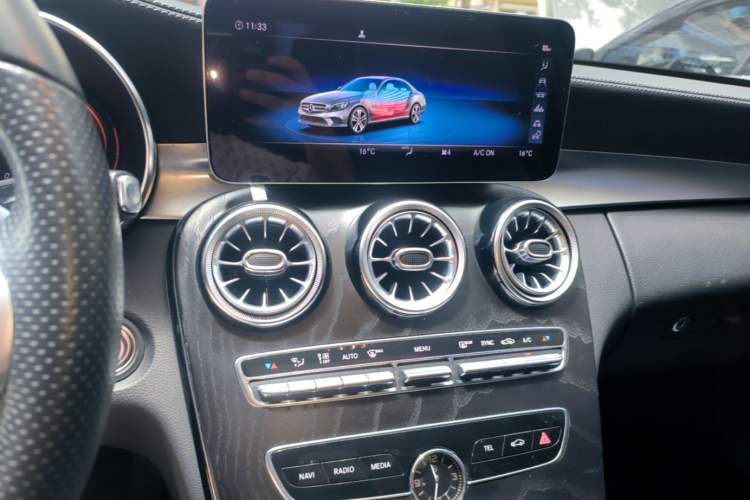 Used Mercedes-Benz C-Class 2021 C 260 L Sport Edition Star Collection Audio And AC Panel
