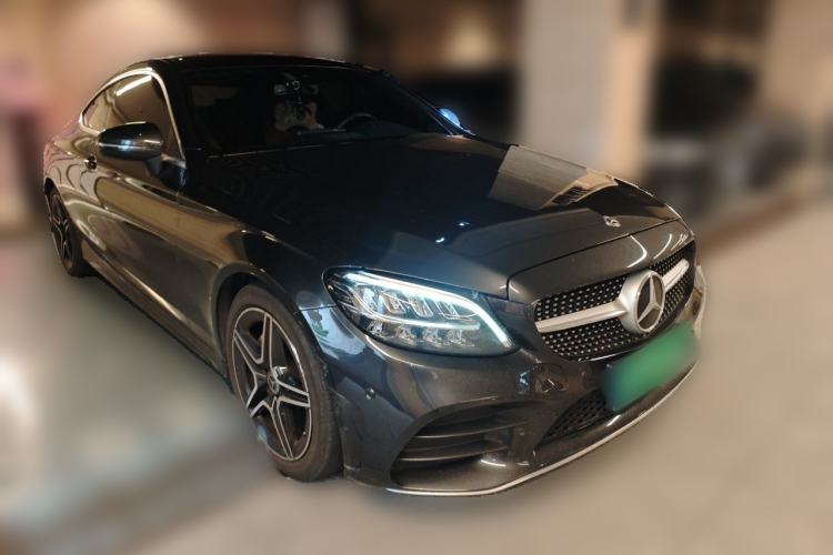 Used Mercedes-Benz C-Class 2021 C 260 Coupe Front Right 45 Deg