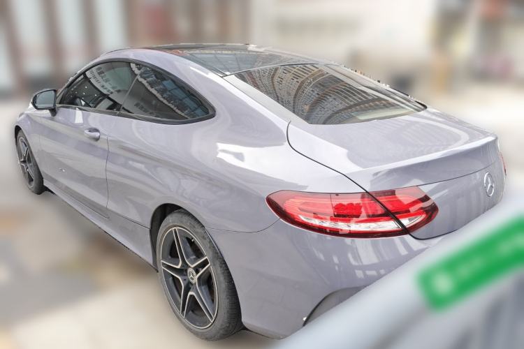 Used Mercedes-Benz C-Class 2021 C 200 Coupe Rear Left 45 Deg