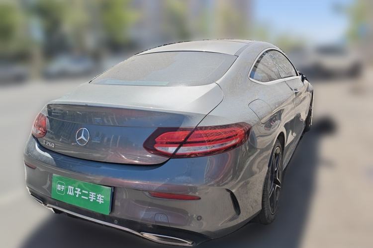 Used Mercedes-Benz C-Class 2021 C 260 Coupe Rear Right 45 Deg