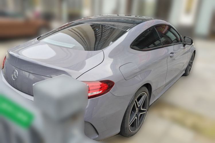 Used Mercedes-Benz C-Class 2021 C 200 Coupe Rear Right 45 Deg
