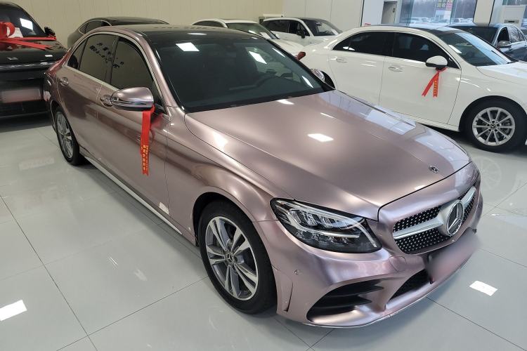 Used Mercedes-Benz C-Class 2021 C 200 L Fashion Edition Sport Version Front Right 45 Deg