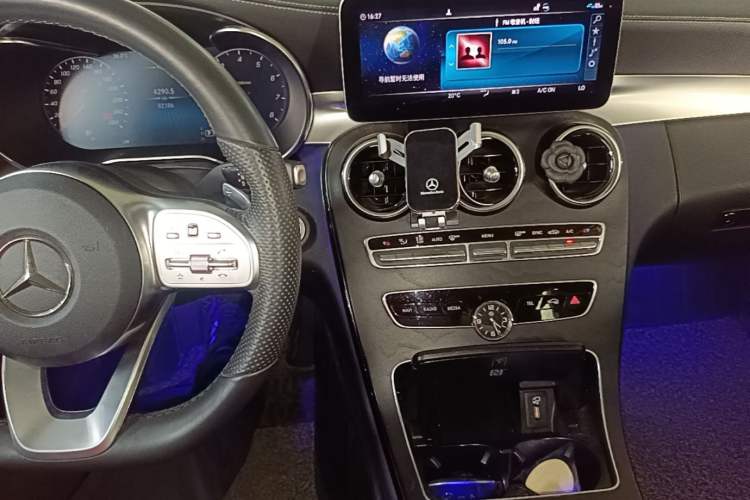 Used Mercedes-Benz C-Class 2021 C 260 L Sport Edition Star Collection Audio And AC Panel