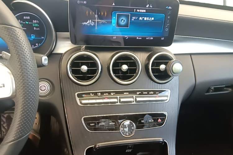Used Mercedes-Benz C-Class 2021 C 260 L Sport Edition Star Collection Audio And AC Panel