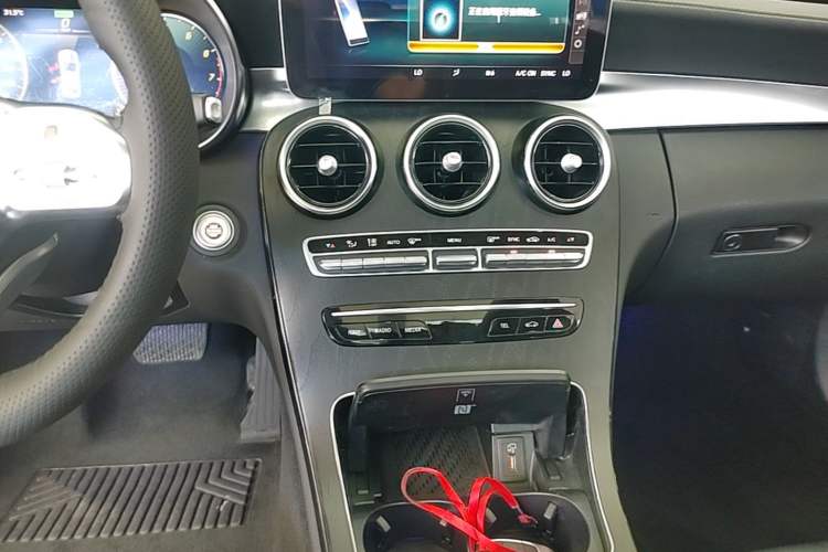 Used Mercedes-Benz C-Class 2021 C 260 L Sport Edition Audio And AC Panel