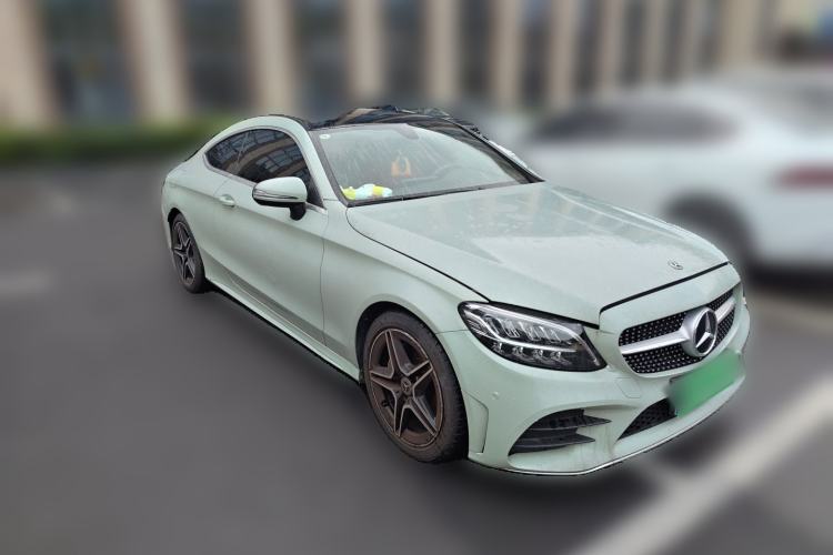 Used Mercedes-Benz C-Class 2021 C 260 Coupe Front Right 45 Deg
