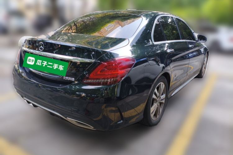 Used Mercedes-Benz C-Class 2021 C 200 L Fashion Edition Sport Version Rear Right 45 Deg