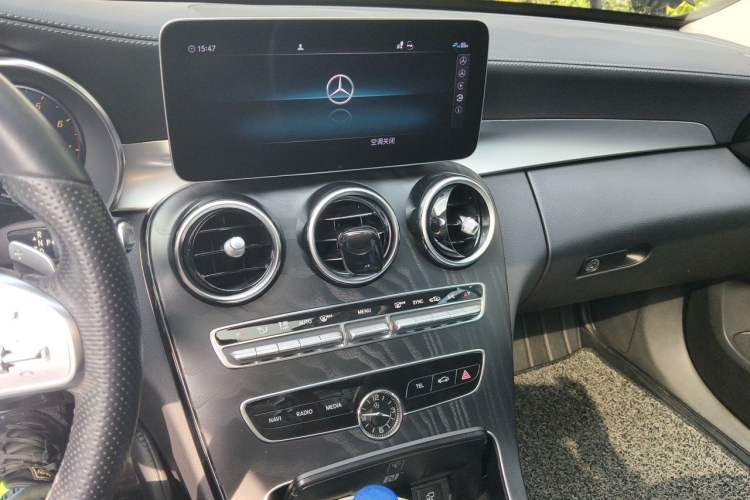 Used Mercedes-Benz C-Class 2021 C 260 L Sport Edition Star Collection Audio And AC Panel