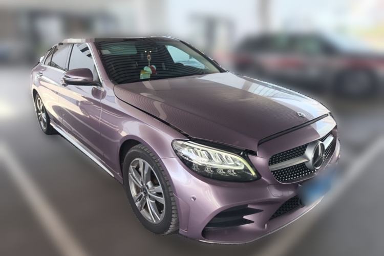 Used Mercedes-Benz C-Class 2021 C 200 L Fashion Edition Sport Version Front Right 45 Deg