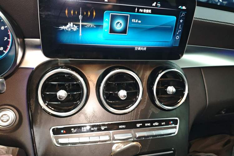 Used Mercedes-Benz C-Class 2021 C 260 L Sport Edition Audio And AC Panel