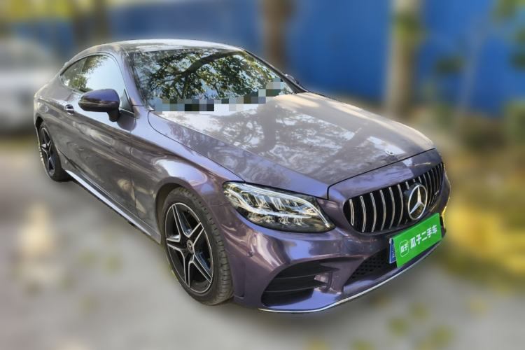 Used Mercedes-Benz C-Class 2021 C 260 Coupe Front Right 45 Deg