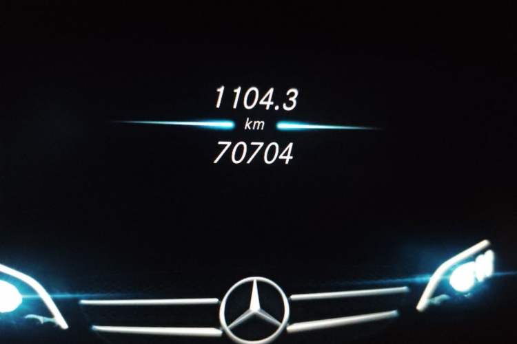 Used Mercedes-Benz C-Class 2021 C 260 L Sport Edition Odometer Close Up