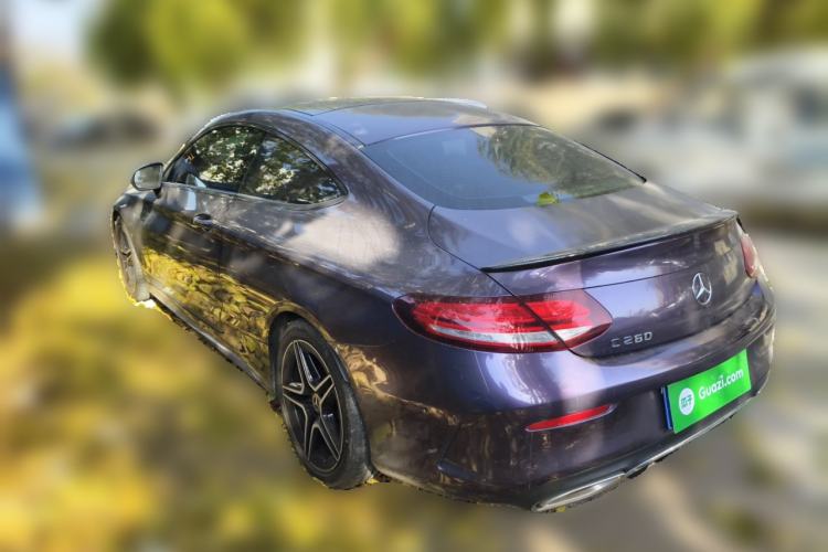 Used Mercedes-Benz C-Class 2021 C 260 Coupe Rear Left 45 Deg
