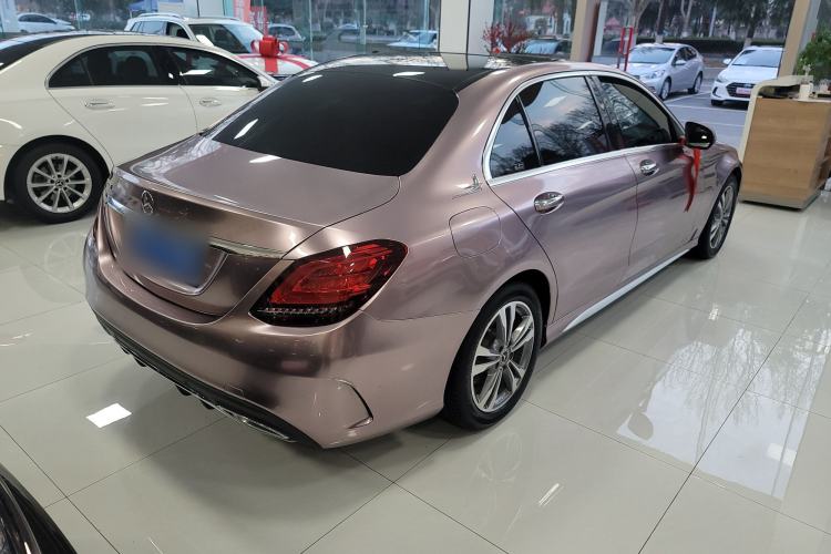 Used Mercedes-Benz C-Class 2021 C 200 L Fashion Edition Sport Version Rear Right 45 Deg