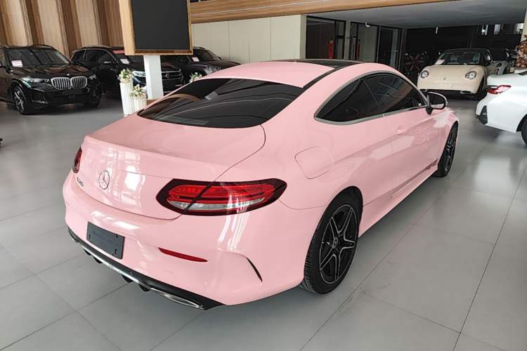 Used Mercedes-Benz C-Class 2021 C 260 Coupe Rear Right 45 Deg