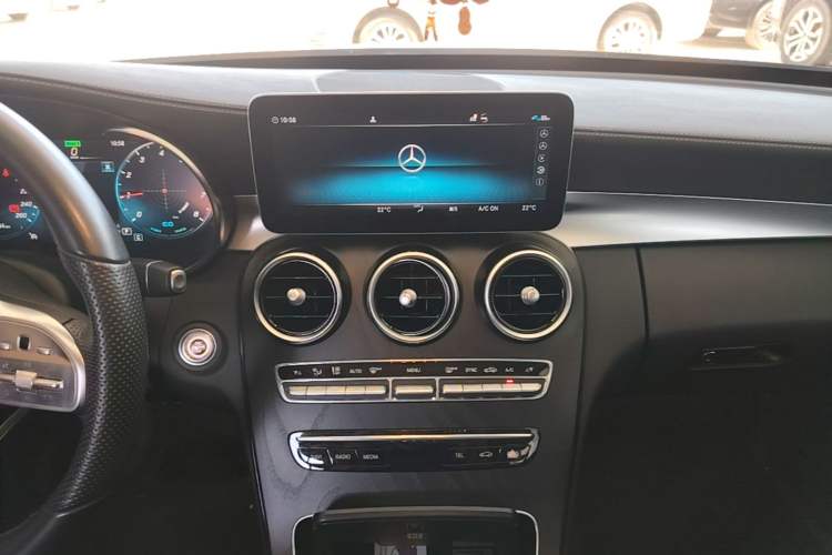 Used Mercedes-Benz C-Class 2021 C 260 L Sport Edition Audio And AC Panel